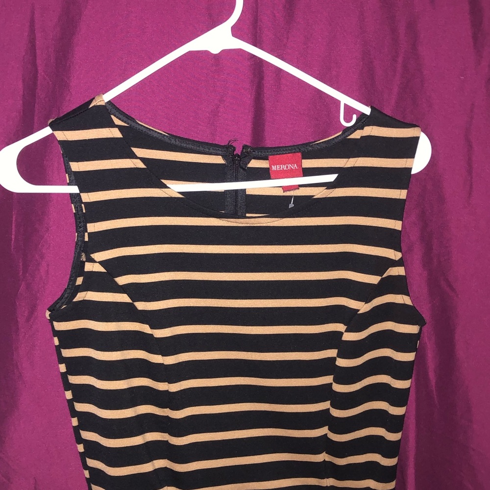 Business Casual Striped Dress